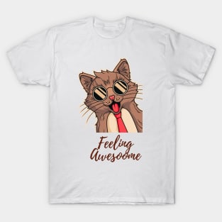 Awesome funny cute cat T-Shirt